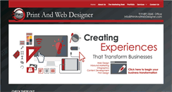 Desktop Screenshot of printandwebdesigner.com